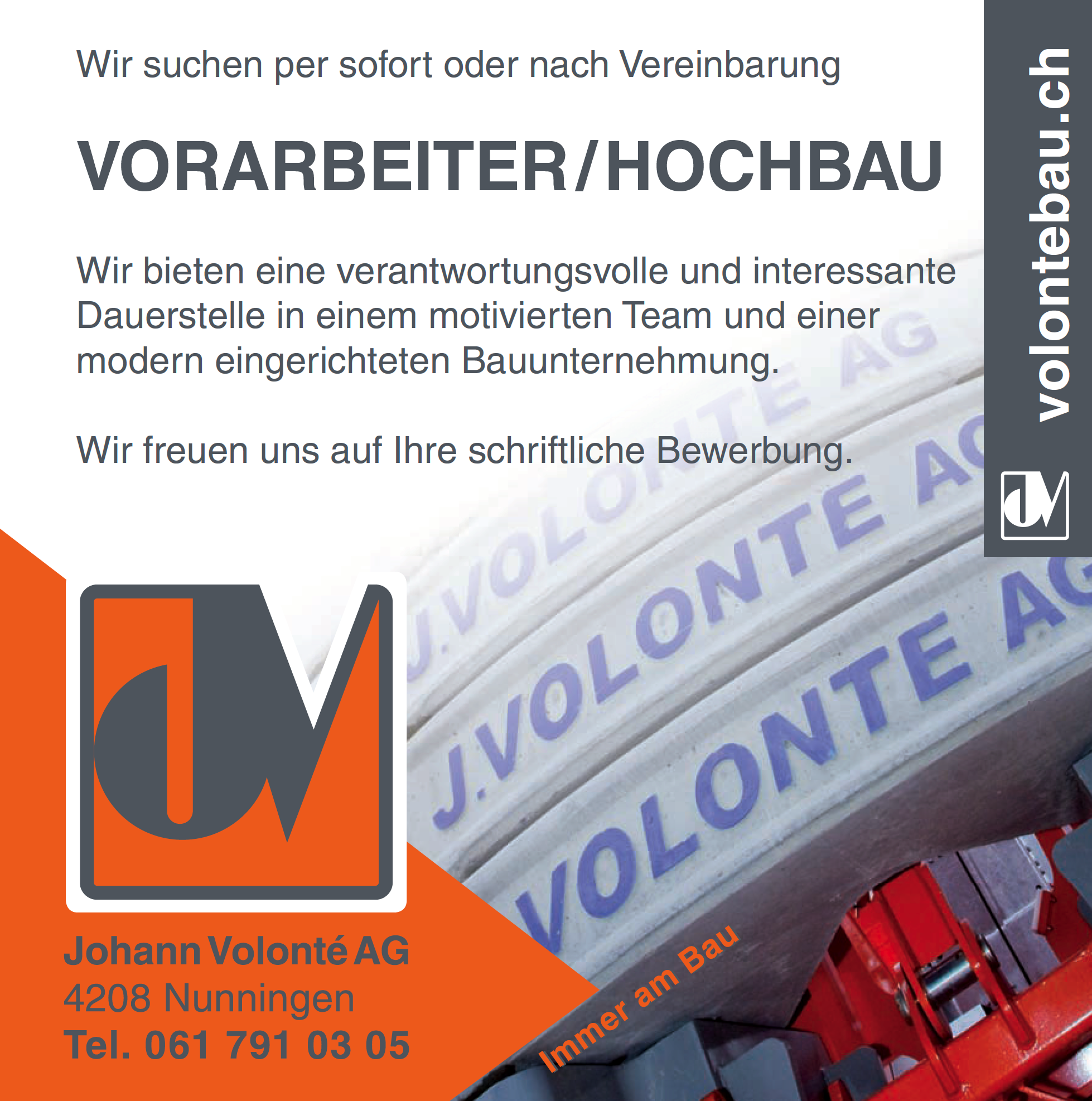 vorarbeiter hochbau